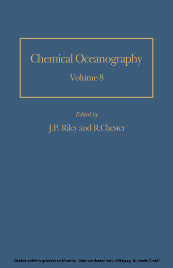 Chemical Oceanography main product photo