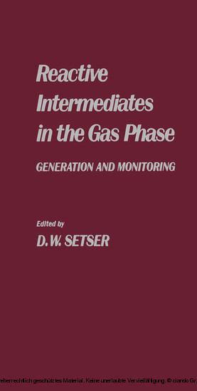 Reactive Intermediates in the Gas Phase main product photo
