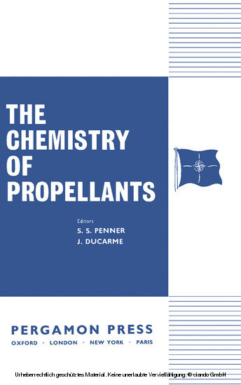 The Chemistry of Propellants main product photo