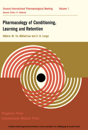 Pharmacology of Conditioning, Learning and Retention
