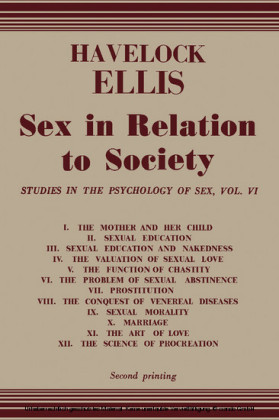 Sex in Relation to Society