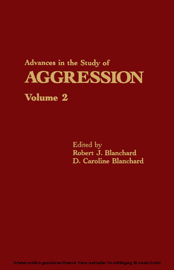 Advances in the Study of Aggression main product photo