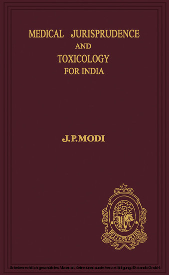 A Text-Book of Medical Jurisprudence and Toxicology main product photo