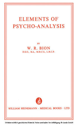 Elements of Psycho-Analysis