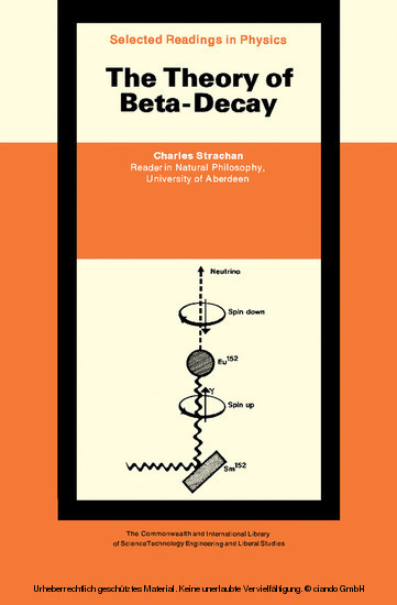 The Theory of Beta-Decay main product photo