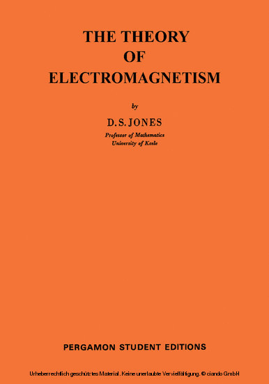 The Theory of Electromagnetism main product photo
