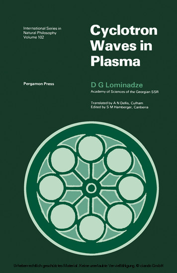 Cyclotron Waves in Plasma main product photo