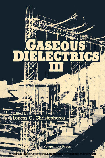 Gaseous Dielectrics III main product photo