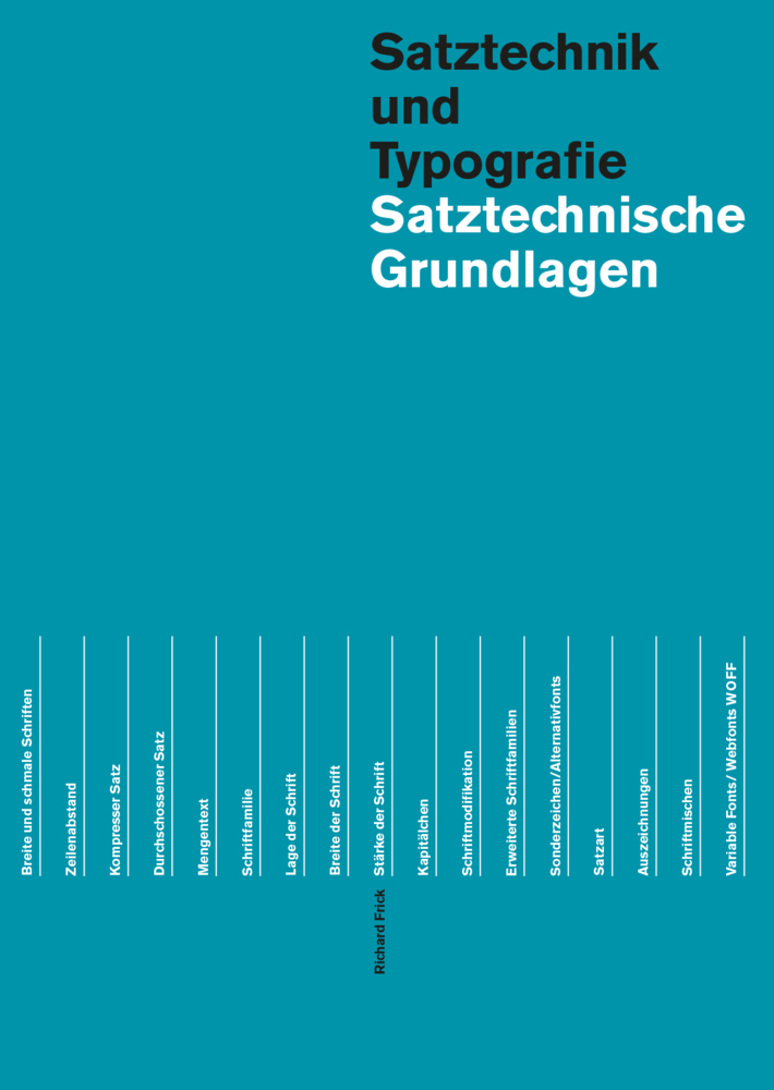 Satztechnische Grundlagen main product photo