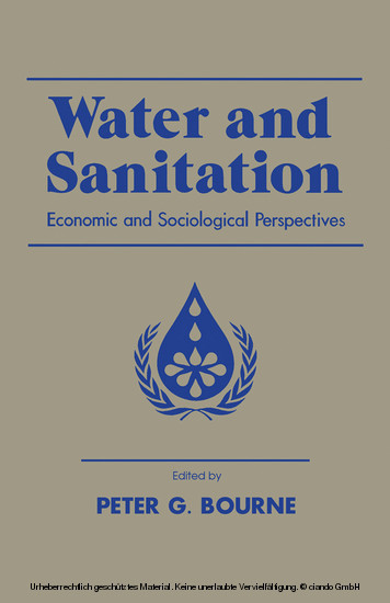 Water and Sanitation main product photo