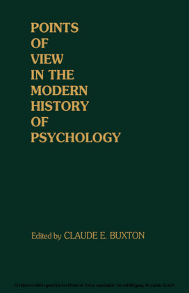 Points of View in the Modern History of Psychology