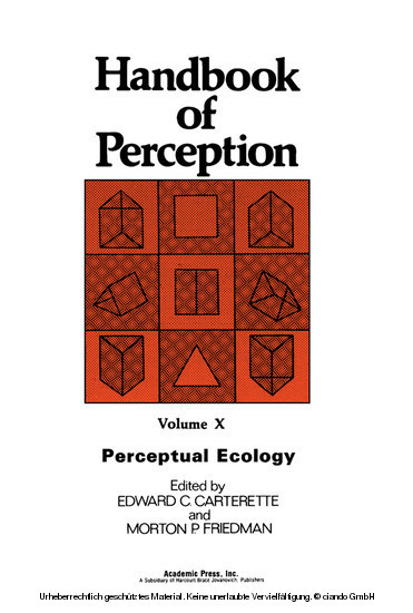 Perceptual Ecology main product photo