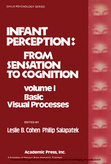 Infant Perception: from Sensation to Cognition main product photo