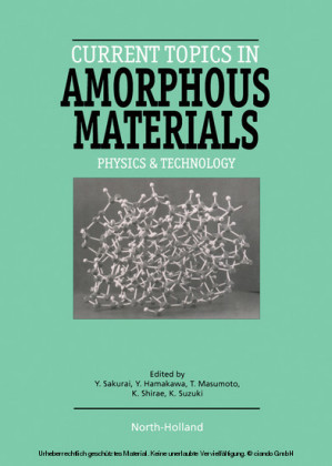 Current Topics in Amorphous Materials