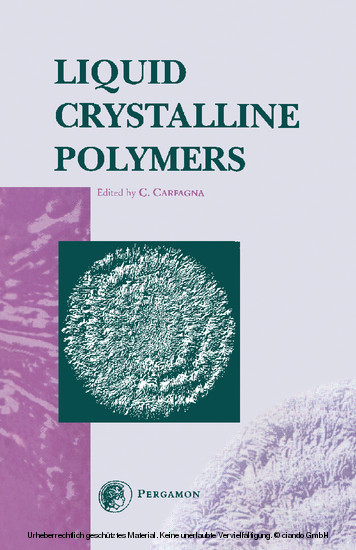 Liquid Crystalline Polymers main product photo