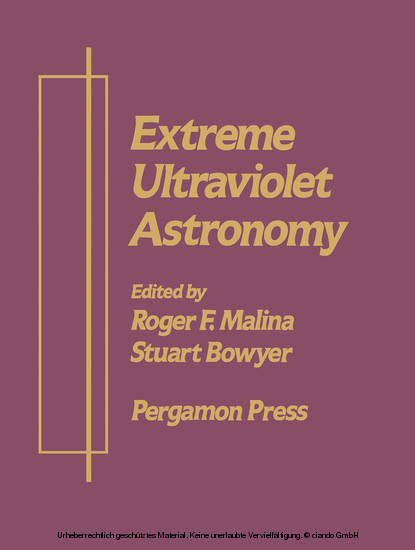 Extreme Ultraviolet Astronomy main product photo