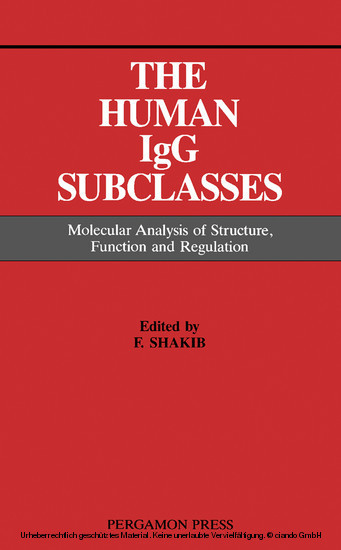 The Human IgG Subclasses main product photo
