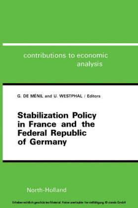 Stabilization Policy in France and the Federal Republic of Germany