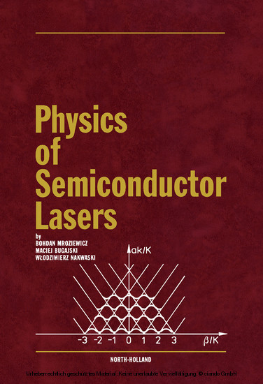 Physics of Semiconductor Lasers main product photo
