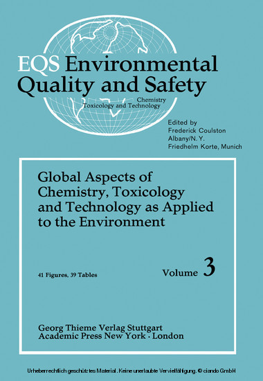 Environmental Quality and Safety main product photo