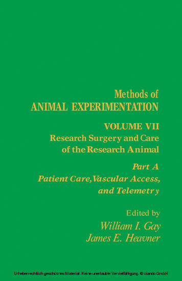 Research Surgery and Care of the Research Animal main product photo