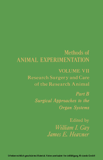 Research Surgery and Care of the Research Animal main product photo
