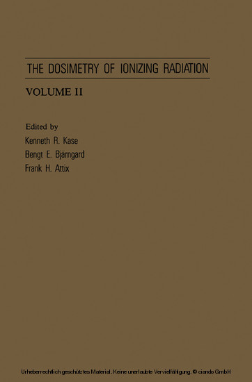 The Dosimetry of Ionizing Radiation main product photo
