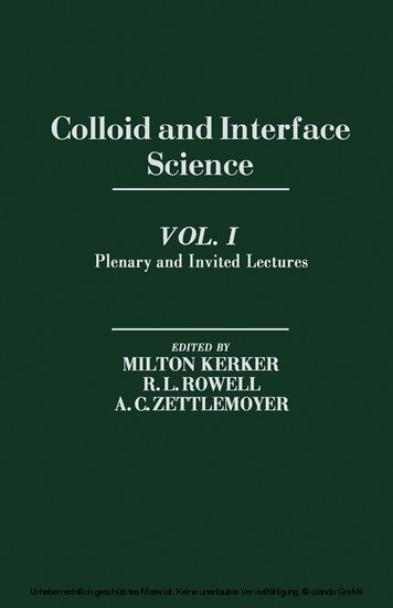 Plenary and Invited Lectures main product photo