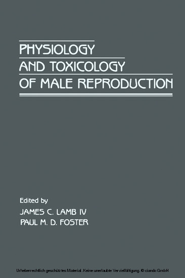 Physiology and Toxicology of Male Reproduction main product photo