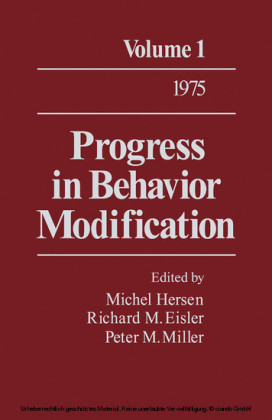 Progress in Behavior Modification