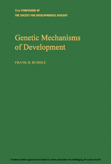 Genetic Mechanisms of Development main product photo
