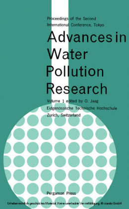 Advances in Water Pollution Research