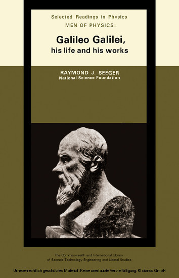 Men of Physics: Galileo Galilei, His Life and His Works main product photo