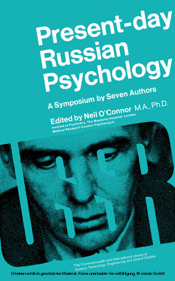 Present-Day Russian Psychology main product photo