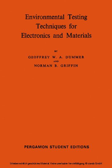 Environmental Testing Techniques for Electronics and Materials main product photo