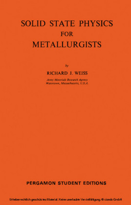 Solid State Physics for Metallurgists