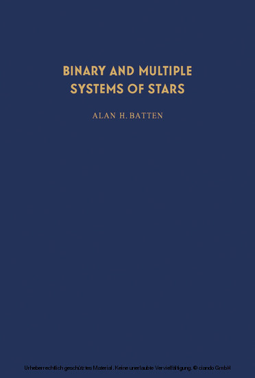 Binary and Multiple Systems of Stars main product photo