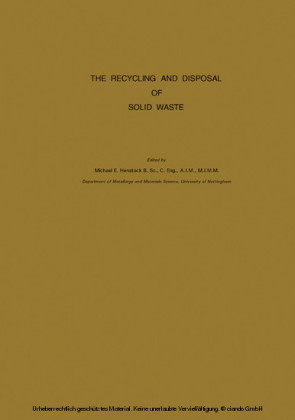 The Recycling and Disposal of Solid Waste