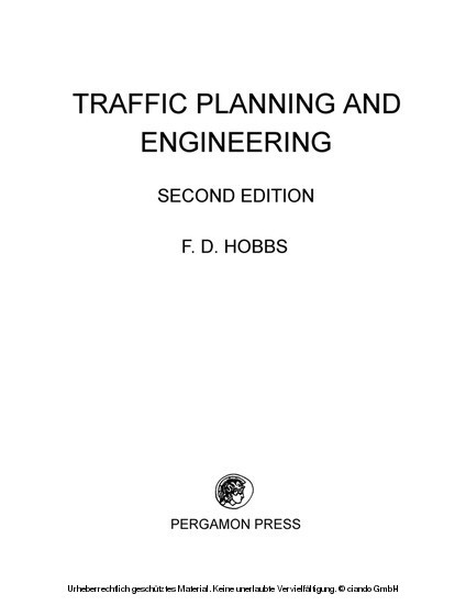Traffic Planning and Engineering main product photo