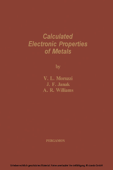 Calculated Electronic Properties of Metals main product photo