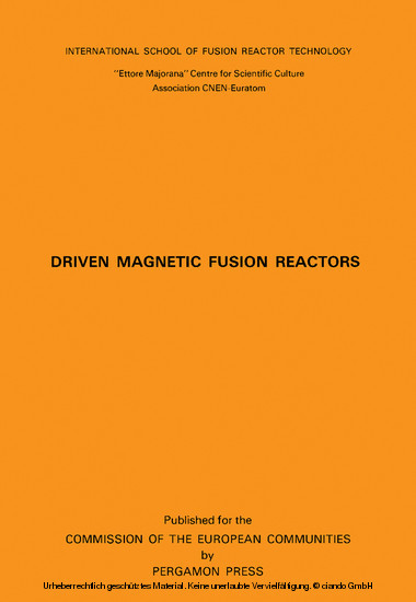 Driven Magnetic Fusion Reactors main product photo