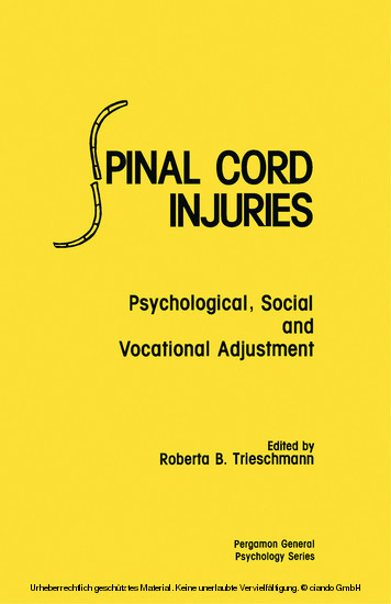 Spinal Cord Injuries main product photo