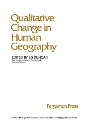 Qualitative Change in Human Geography