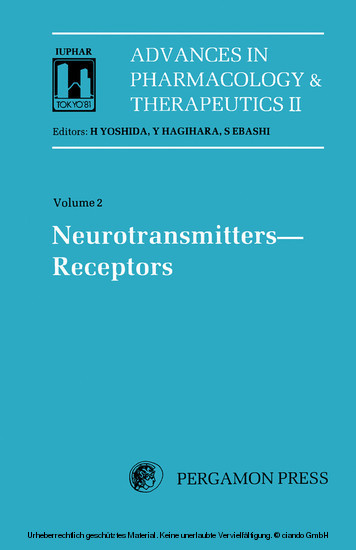 Neurotransmitters, Receptors main product photo