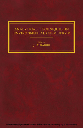 Analytical Techniques in Environmental Chemistry 2