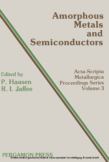 Amorphous Metals and Semiconductors main product photo