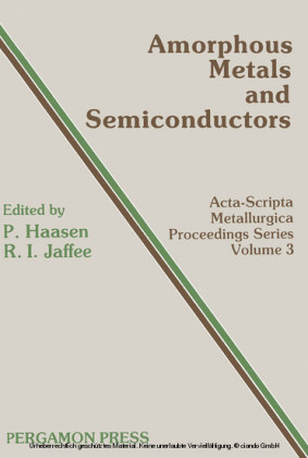 Amorphous Metals and Semiconductors