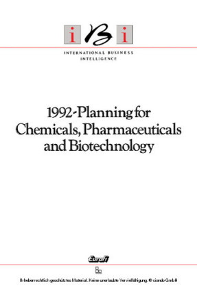 1992-Planning for Chemicals, Pharmaceuticals and Biotechnology