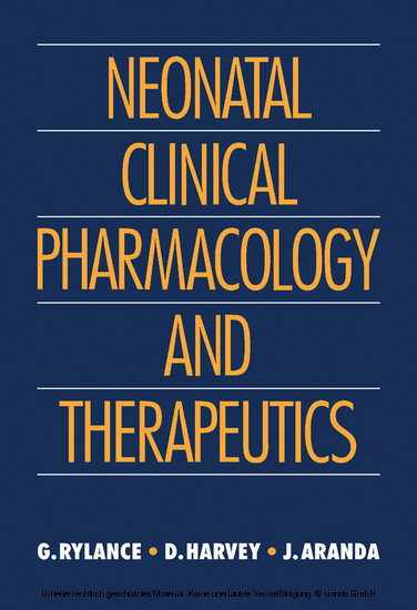 Neonatal Clinical Pharmacology and Therapeutics main product photo