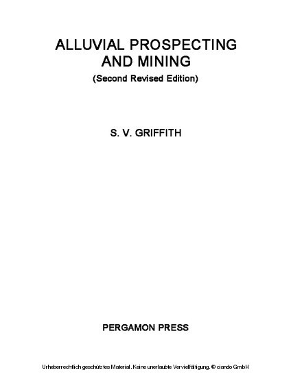 Alluvial Prospecting and Mining main product photo